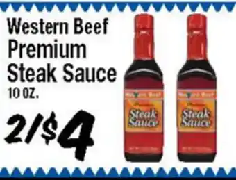 Western Beef Western Beef Premium Steak Sauce offer