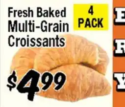 Western Beef Fresh Baked Multi-Grain Croissants offer