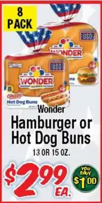 Western Beef Wonder Hamburger or Hot Dog Buns offer