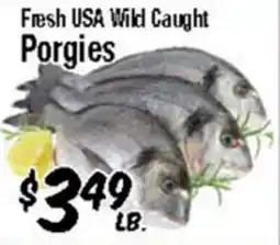 Western Beef Fresh USA Wild Caught Porgies offer