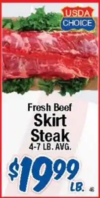 Western Beef Fresh Beef Skirt Steak offer