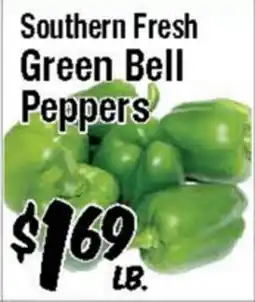 Western Beef Southern Fresh Green Bell Peppers offer