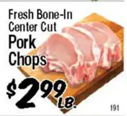 Western Beef Fresh Bone-In Center Cut Pork Chops offer