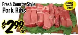 Western Beef Fresh Country Style Pork Ribs offer