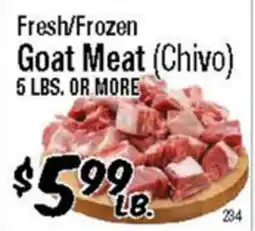 Western Beef Fresh/Frozen Goat Meat (Chivo) offer