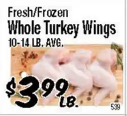 Western Beef Fresh/Frozen Whole Turkey Wings offer