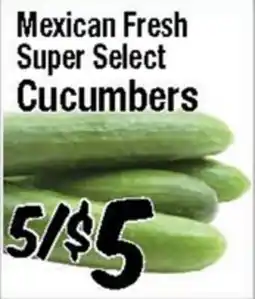 Western Beef Mexican Fresh Super Select Cucumbers offer