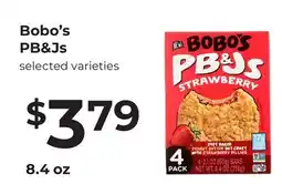 Lifethyme Bobo's PB&Js offer