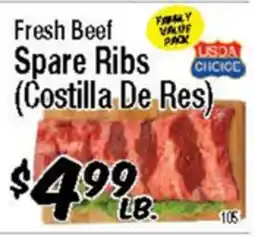 Western Beef Fresh Beef Spare Ribs offer