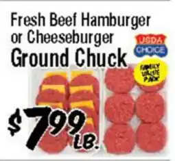 Western Beef Fresh Beef Hamburger or Cheeseburger Ground Chuck offer