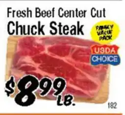 Western Beef Fresh Beef Center Cut Chuck Steak offer