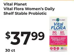 Lifethyme Vital Planet Vital Flora Women's Daily Shelf Stable Probiotic offer