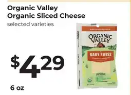 Lifethyme Organic Valley Organic Sliced Cheese offer