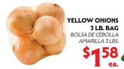 La Chiquita Food Market YELLOW ONIONS 3 LB. BAG offer