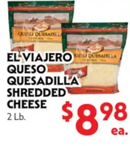 La Chiquita Food Market EL VIAJERO QUESO QUESADILLA SHREDDED CHEESE offer