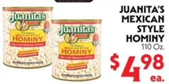 La Chiquita Food Market JUANITA'S MEXICAN STYLE HOMINY offer