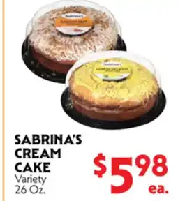 La Chiquita Food Market SABRINA'S CREAM CAKE offer