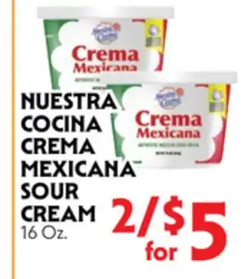 La Chiquita Food Market NUESTRA COCINA CREMA MEXICANA offer