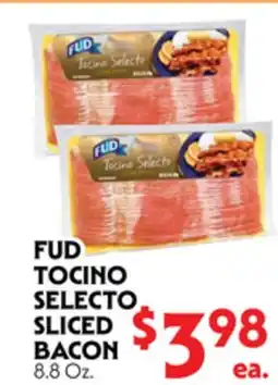La Chiquita Food Market FUD TOCINO SELECTO SLICED BACON offer