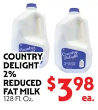 La Chiquita Food Market COUNTRY DELIGHT 2% REDUCED FAT MILK offer