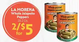 La Chiquita Food Market LA MORENA Whole Jalapeño Peppers offer