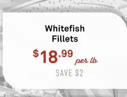 Standard Market Whitefish Fillets offer