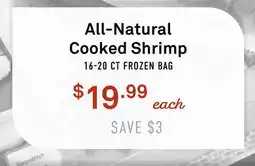 Standard Market All-Natural Cooked Shrimp offer