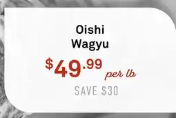 Standard Market Oishi Wagyu offer