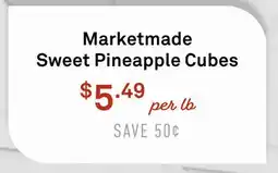 Standard Market Marketmade Sweet Pineapple Cubes offer