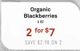 Standard Market Organic Blackberries offer