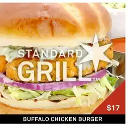 Standard Market BUFFALO CHICKEN BURGER offer