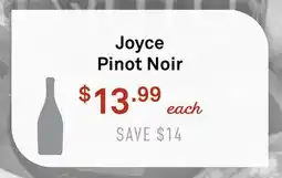 Standard Market Joyce Pinot Noir offer