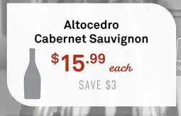 Standard Market Altocedro Cabernet Sauvignon offer