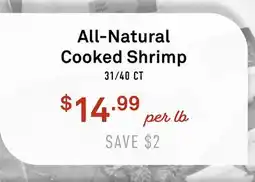 Standard Market All-Natural Cooked Shrimp offer