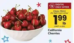 Safeway California Cherries offer
