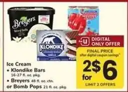Safeway Ice Cream offer