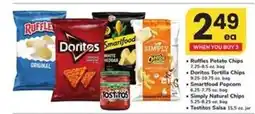 Safeway Ruffles, Doritos, Smartfood, Simply Natural, Tostitos offer