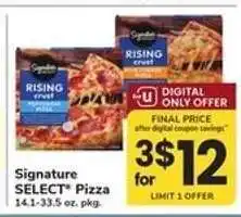 Safeway Signature SELECT Pizza offer