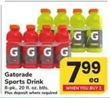 Safeway Gatorade Sports Drink offer