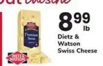 Safeway Dietz & Watson Swiss Cheese offer