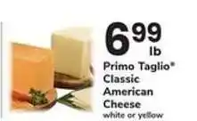 Safeway Primo Taglio Classic American Cheese offer