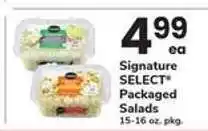 Safeway Signature Select Packaged Salads offer
