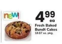 Safeway Fresh Baked Bundt Cakes offer