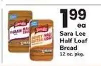 Safeway Sara Lee Half Loaf Bread offer