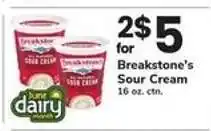 Safeway Breakstone's Sour Cream offer