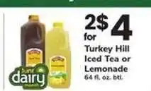 Safeway Turkey Hill Iced Tea or Lemonade offer