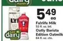 Safeway Fairlife Milk & Oatly Barista Edition Oatmilk offer