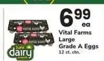 Safeway Vital Farms Large Grade A Eggs offer