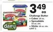 Safeway Challenge Butter offer