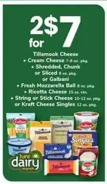 Safeway Tillamook Cheese offer